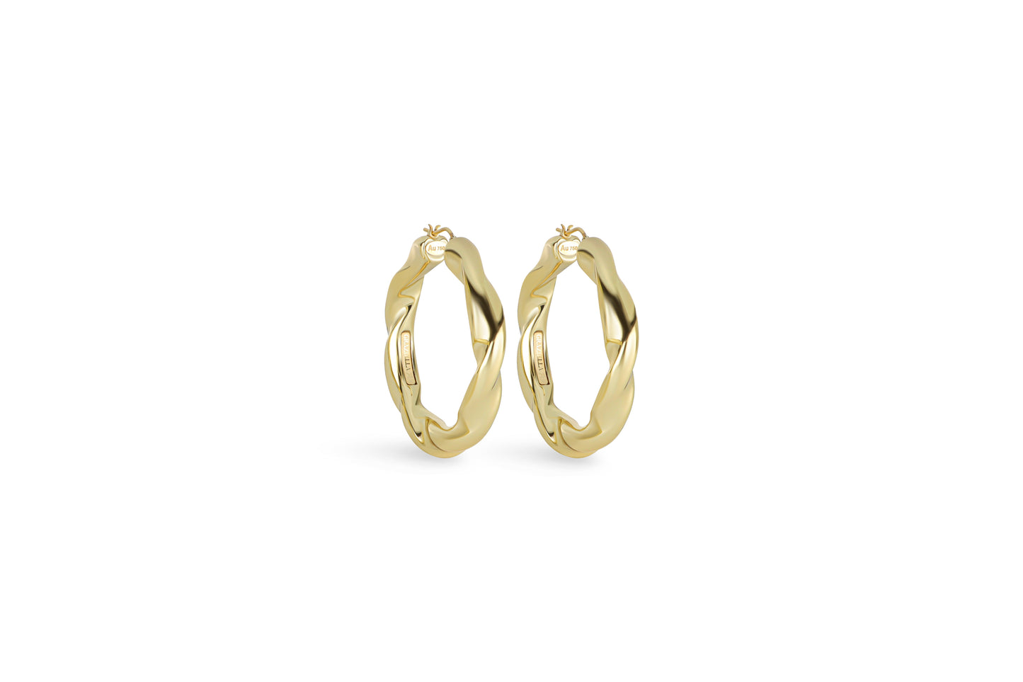 orecchino timeless twist spessore 0,8 cm
