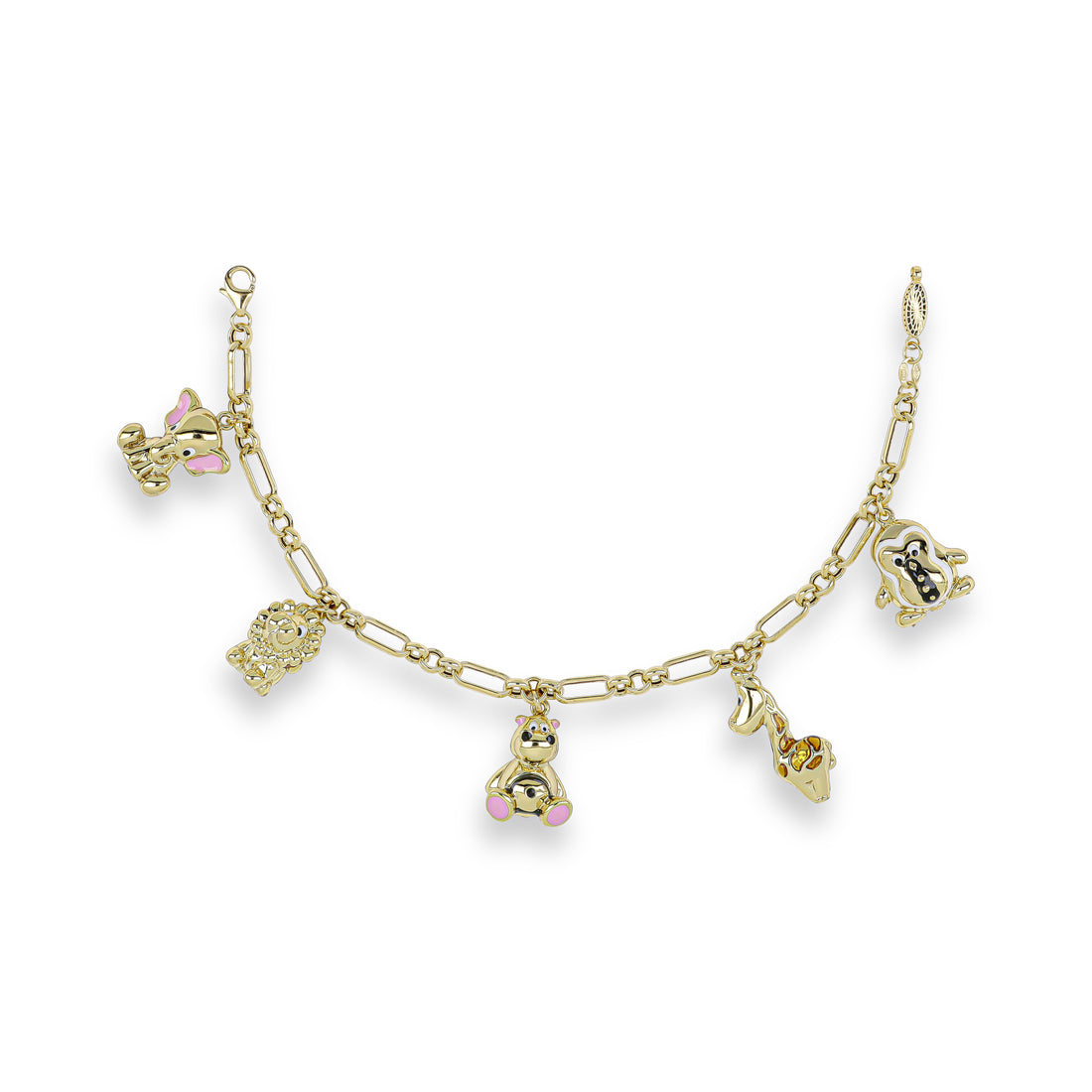 Bracciale safari charms in oro 18KT
