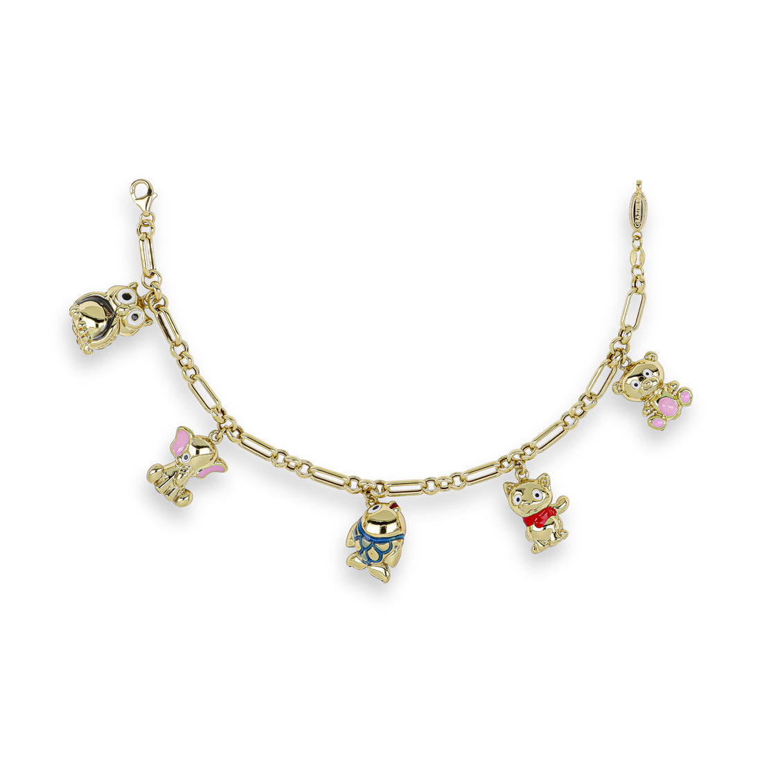 Bracciale pets charms in oro 18KT