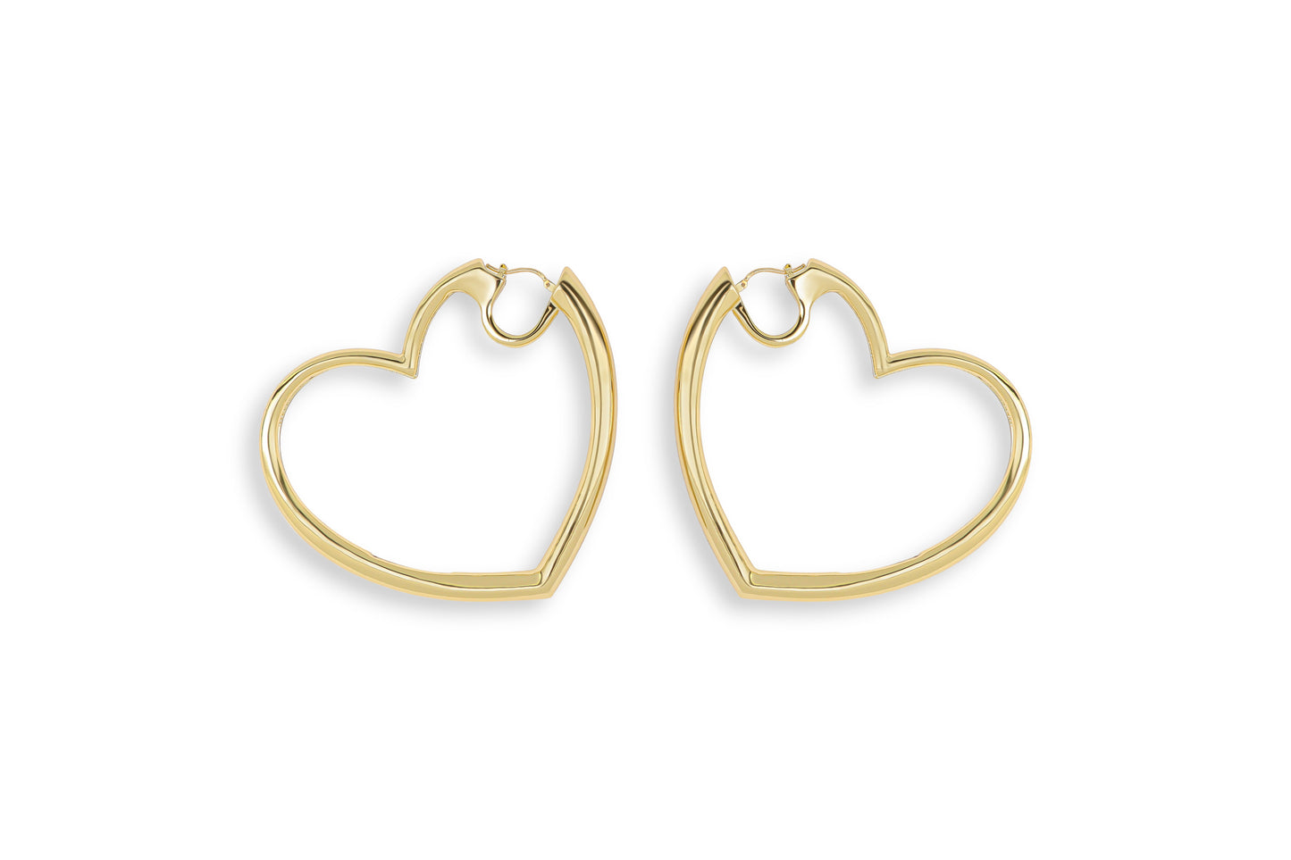 Orecchino cuore in oro 18KT