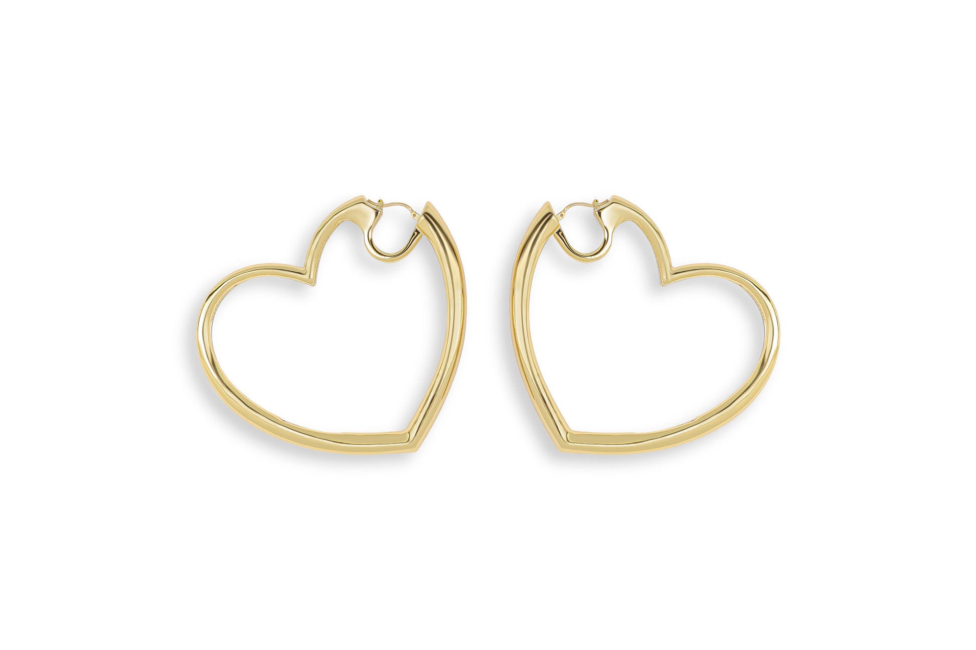 Orecchino cuore in oro 18KT