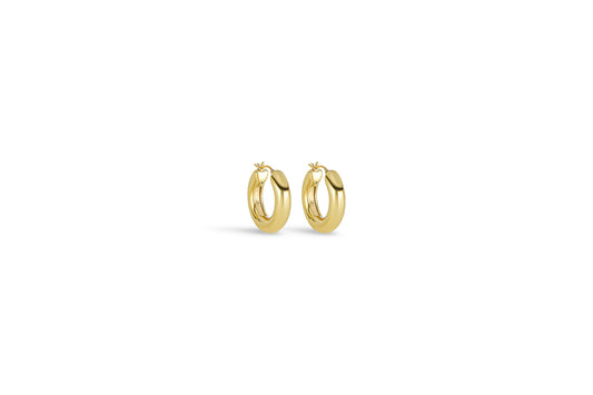 orecchino timeless spessore 0,6 cm · 14K