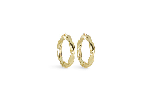 orecchino timeless twist spessore 0,8 cm