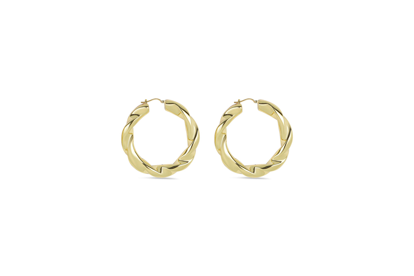 orecchino timeless twist spessore 0,8 cm