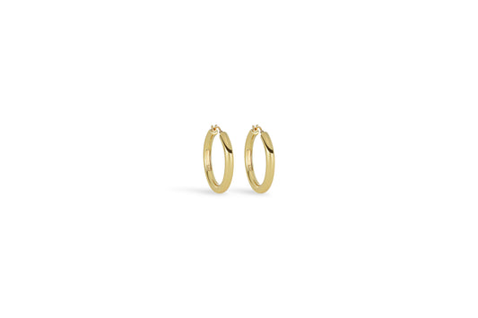 orecchino timeless spessore 0,4 cm · 18 kt