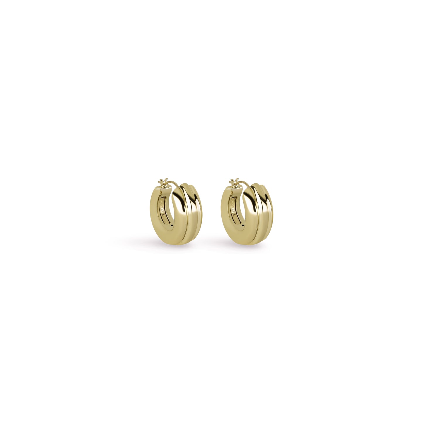 Orecchino Doppio Cerchio · 14K