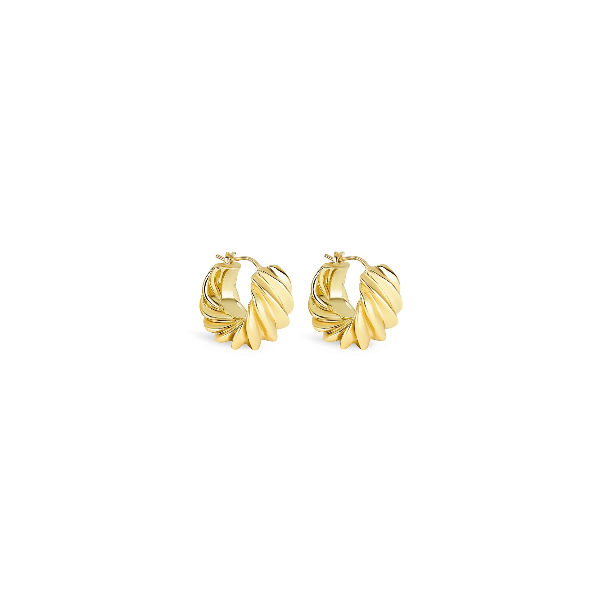 Orecchino onda 18KT