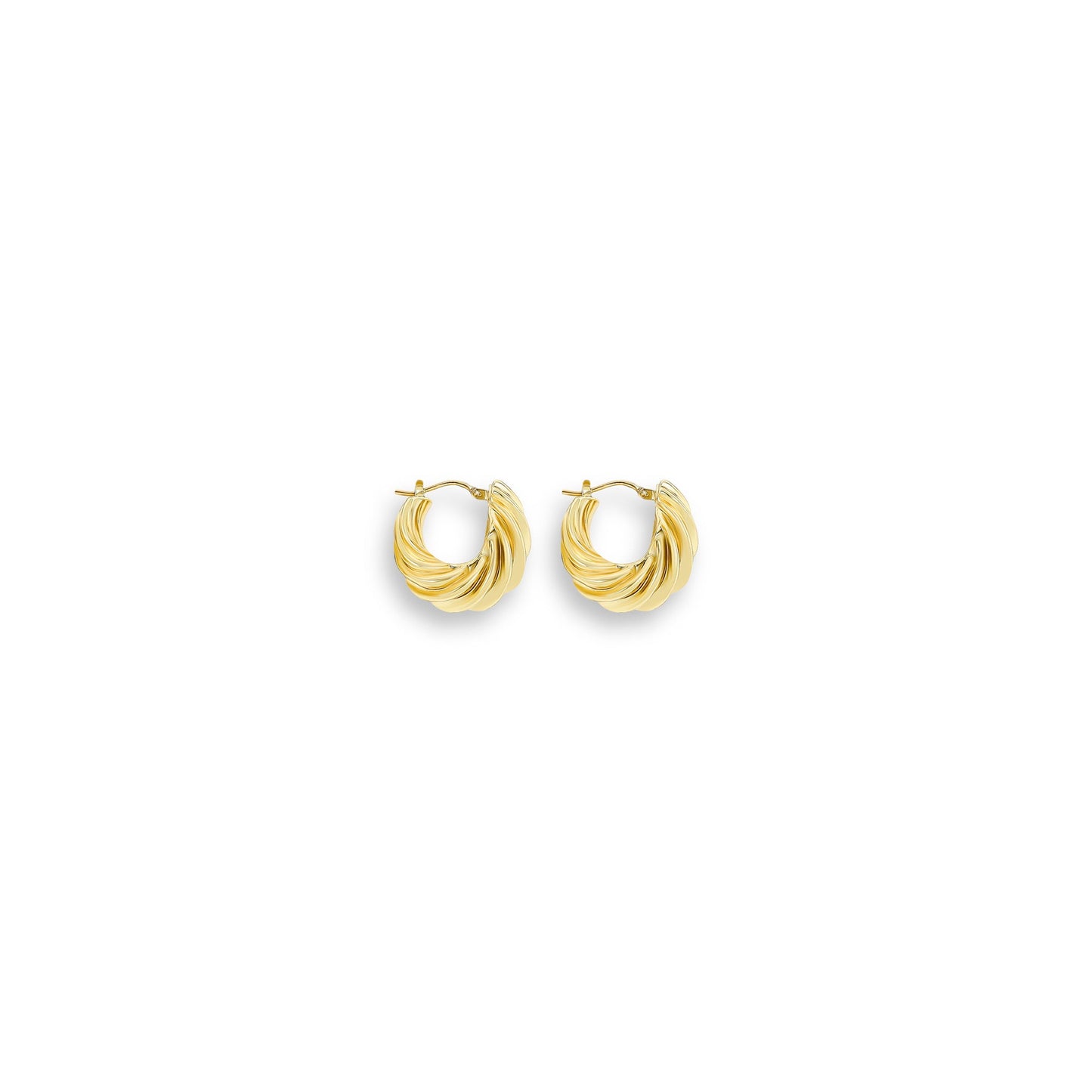 Orecchino onda 18KT