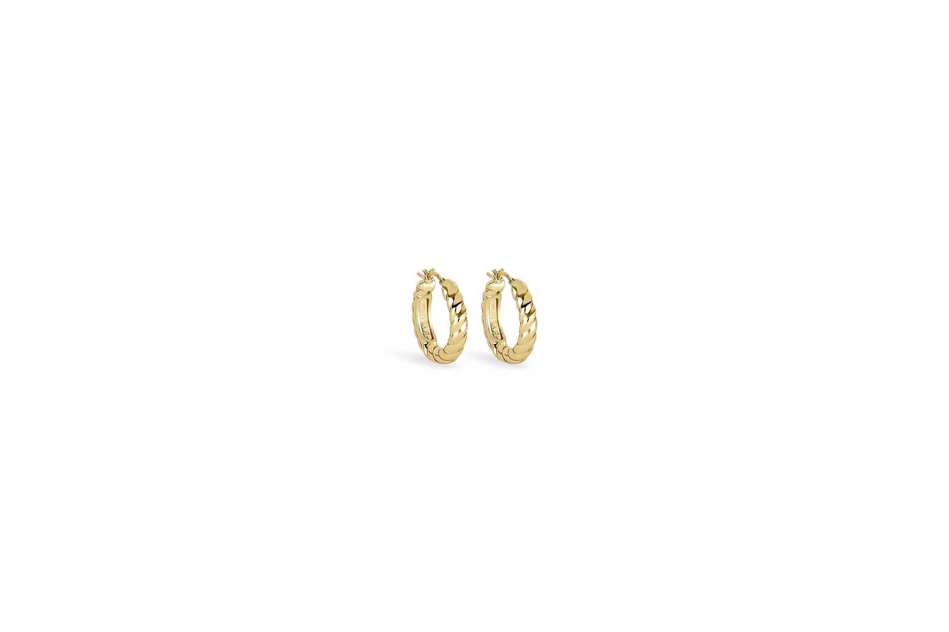 orecchino timeless spirale spessore 0,4 cm · 14K