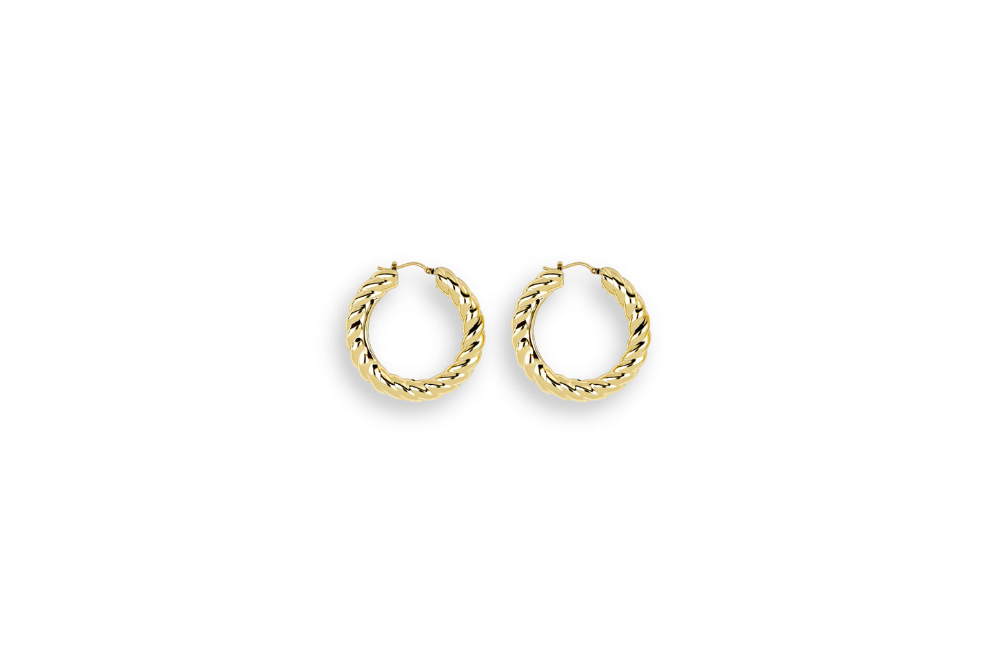 orecchino timeless spirale spessore 0,6 cm