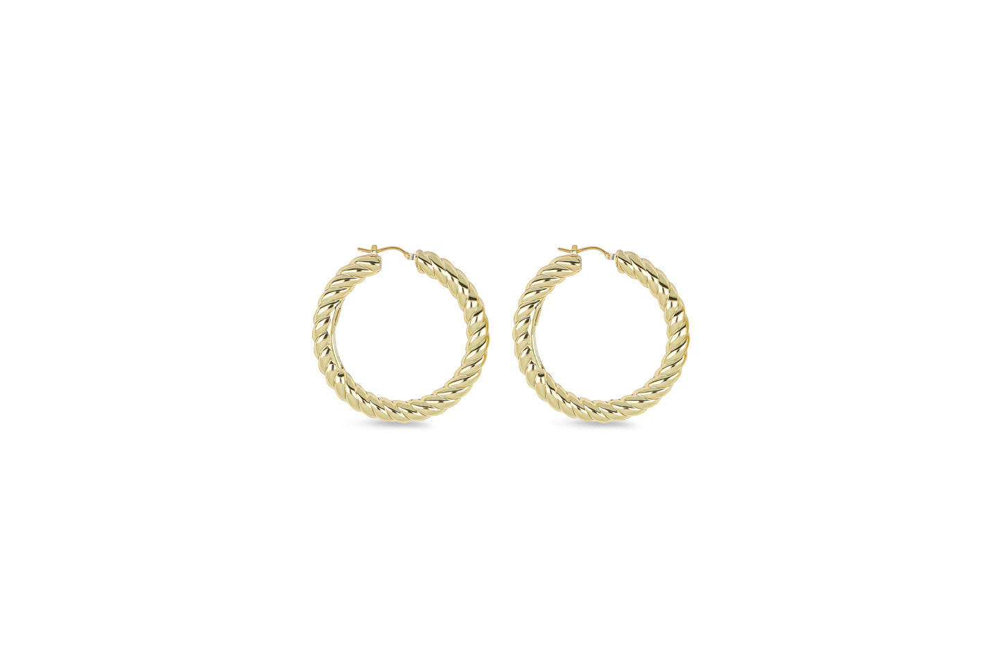 orecchino timeless spirale spessore 0,6 cm