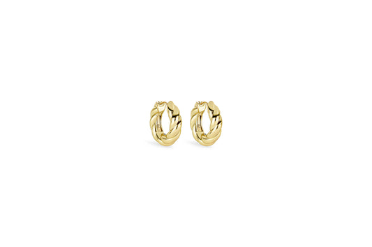 orecchino timeless spirale spessore 0,8 cm
