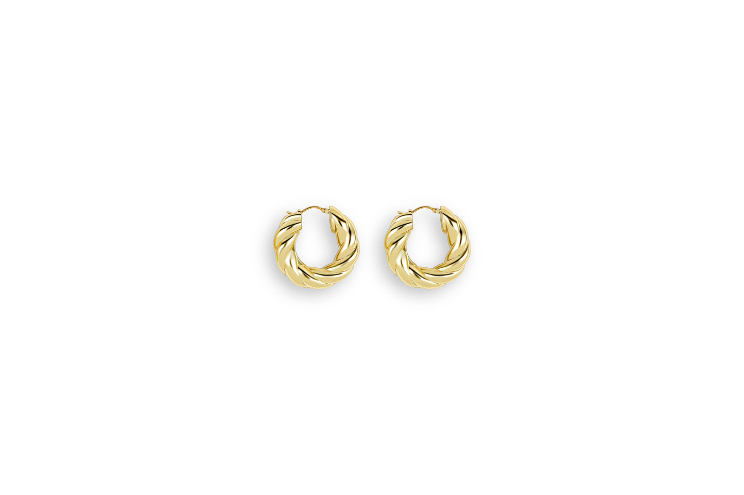 orecchino timeless spirale spessore 0,8 cm