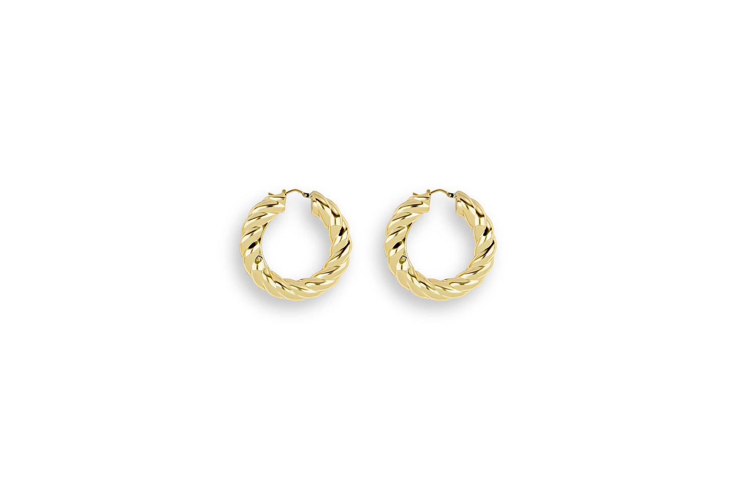 orecchino timeless spirale spessore 0,8 cm