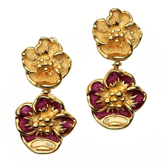 Earrings Anemone · 000SEA096/400 · 14 kt