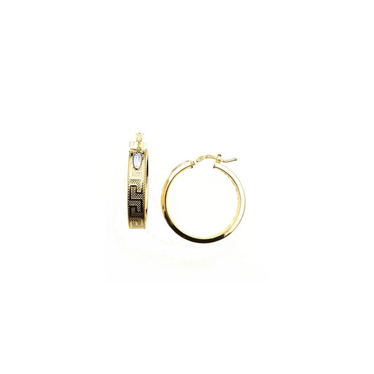 Earrings Greek · 060RET025/425 · 18 kt
